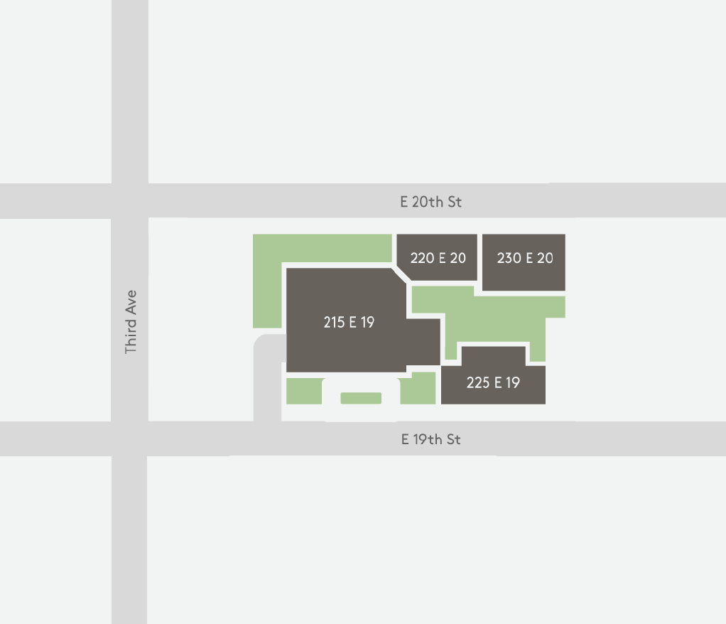 Gramercy Square Map - Closeup